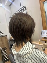 ハーツ 青山表参道店(Heart's) 白髪ぼかし脱白髪染め似合わせショートボブ40代50代60代