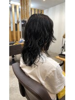 イルコニィ(iL CONY)&nbsp;メンズ暗髪レイヤーミディアムパーマ