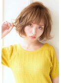 マーブル三軒茶屋/☆毛先に動きのボブ×明るめベージュカラー☆