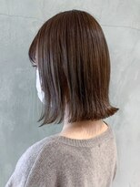 アイティー バイ アルバム 中野店(IT by ALBUM)&nbsp;チョコブラウン_ボブルフクールショートピンクベージュ_ba310641