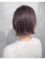 セロ 東辻井店(SERO)&nbsp;【SERO東辻井】切りっぱなしボブ_ピンクベージュ_肌ばえカラー