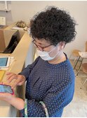 大人くるくるパーマ♪
