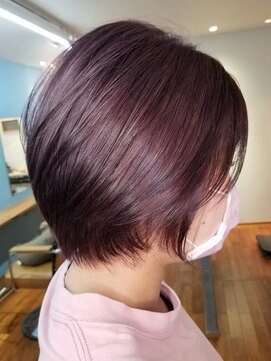 ヘアーリゾート マハナ(HAIR RESORT MAHANA) 【hair resort MAHANA】ショート×ブリーチ&ピンクラベンダー