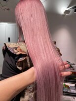 シェリ ヘアデザイン(CHERIE hair design)&nbsp;ロング×ホワイトピンク
