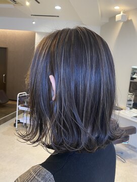 グランドール(Grandoll) フューシャピンクハイライト×切りっぱなしボブ