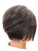 ショートボブ/グラデーション/40代50代60代/ショート/白髪染め
