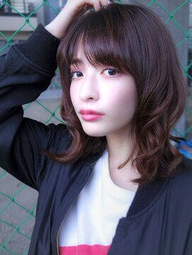 フレイムスヘアーアンドリラックス 西川口店 美髪ホワイトグレージュネビージュ大人かわいいこなれミディ