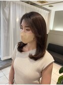 ミディアム×シースルーバング