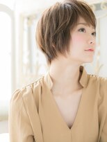 クオーレ ヘア アンジュ 水戸店(CUORE HAIR ange)&nbsp;水戸/イルミナカラー/ボブウルフ/ココアベージュ/黒髪b