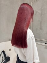 ガリカ 横浜(Gallica) 【minami】モード系ダークチェリー/地毛風カラー/艶髪ロング