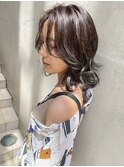 ブリーチなし◎アディクシーカラー☆くびれミディアムレイヤー