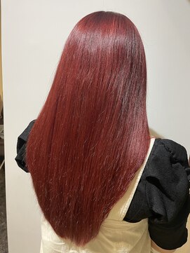 オレンジ 十三店(ORANGE) ハイライト×インナーカラー×ローズピンク