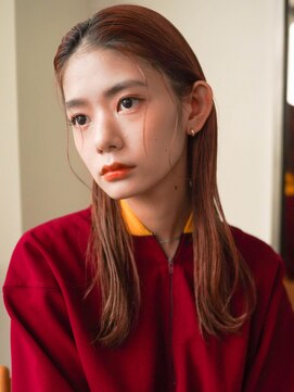 ジュール 大分(Joule) ミディアムヘア/斜めバング/グレージュカラー/大分駅