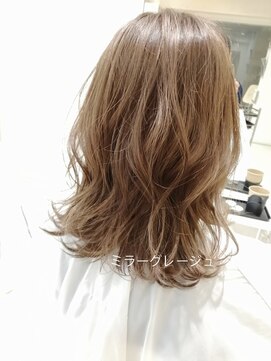 ファイブボックスヘアー 広島(five vox hair) 予防美容ケアカラー　グレージュ
