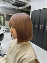 イキ 表参道(iki omotesando)&nbsp;ハッシュカット/フルバング/似合わせカット/レッドブラウン