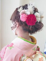 ハマザキ 本店(HAMAZAKI)&nbsp;編み込みヘアアレンジ