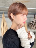 ガーデン タチカワ(garden tachikawa)&nbsp;秋のトレンド/キャラメルベージュ/丸みショート/ショートボブ