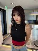 強めミディアムパーマ