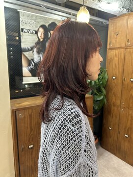 アリスバイアフロート 自由が丘(ALICe by AFLOAT) ブリーチなし／レッドブラウン／レイヤーカット