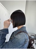 切りっぱなしボブ
