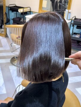 ロンドアベニール 北千住(Lond avenir) サラ艶美髪ボブ☆美髪ボブ/美髪縮毛矯正[北千住]