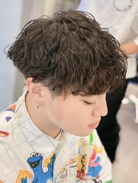 ネクストメンズ 表参道(NEXT men's) ダークアッシュ/ニュアンスパーマ/韓国マッシュ/スペインカール