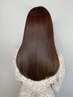 【春夏紫外線対策に♪】CUT+カラー+髪質改善UPTOGLOSS×Aujua ￥13,900