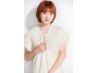 「人気No.1」カラーしながら髪を補修　カット+OLAダメージレスカラー　￥13420