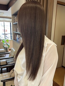 ゼンドット キョウト(Zen. kyoto) 髪質改善カラーオリーブベージュ