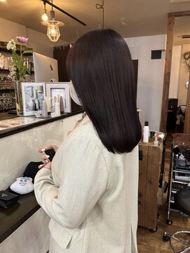 アンフルール(Un Fleur) ツヤ感ラベンダーブラウン