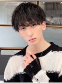 ツイスパ×波打ちスパイラルパーマで色気をプラス◎メンズ
