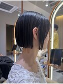 アプリコットオレンジくびれヘアハイライトカラー名古屋ショート
