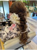 編みおろしポニー