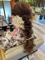 ロンズオーラ(RON'Z AURA)&nbsp;編みおろしポニー