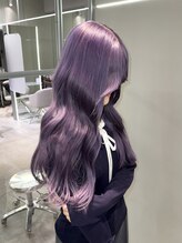 艶感溢れるラベンダーも人気です◎  ［ブリーチ/ケアブリーチ/エフェクトブリーチ/ダブルカラー/髪質改善］