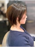 【似合わせボブ】くすみベージュ/髪質改善カラー/刈り上げボブ