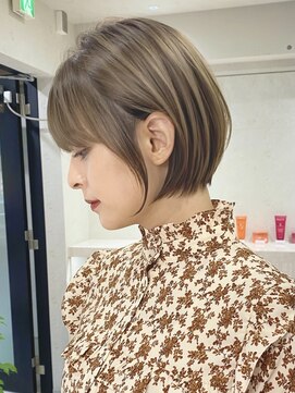 ライズ ネックス ザ サロン 渋谷(LIZE nex the salon) 大人ショートボブ［＃渋谷駅＃韓国＃髪質改善］