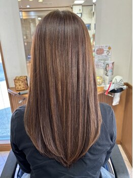 かずきくんの店の写真/【髪質改善カラー『メテオカラー』トリートメント】ヘアカラーと酸熱トリートメントが同時にできる最新施術