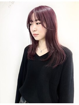 シー 仙台(shii..) 《shii.. /氏家》#髪質改善カラー#レイヤー#ピンクパープル