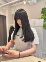 ザックジングウ 表参道(ZACC JINGU)&nbsp;ナチュラル黒髪ストレート【艶とまとまり】