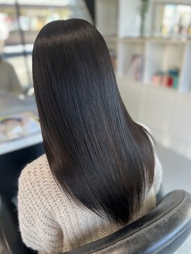 フォルテ 城北店 成人式前に透け感暗髪!