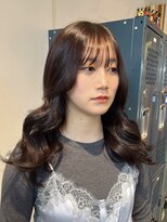 ラランジェ 緑井店(LARANJE)&nbsp;ナチュラルブラウン×顔周りカット