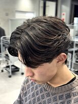 アクロ(ACRO) フェザーパーマ/フェザーショート/広島メンズ