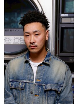 チルチェア 横浜(CHILL CHAIR) スパイキーアフロ×フェード <横浜駅/バーバー/床屋/理容室>