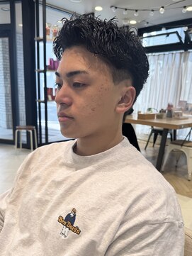 パーク(PAAQ) メンズショートメンズパーマメンズカットピンパーマ