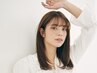 【自然でまっすぐな髪へ】カット+ストレート 27500→22000円