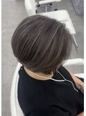 元町レイヤーカット白髪ぼかし白髪染めハイライト髪質改善ボブ