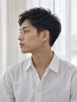 ビープラス(B+)&nbsp;爽やかアップバング×黒髪メンズショート