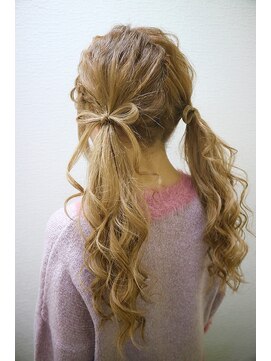 エヌエービー 池袋店(N.A.B.) ツインテール（ヘアセット）