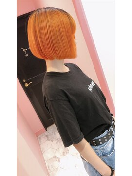 アマンドール(Aman D'or) 秋のオレンジ＊サニーオレンジ×ミニボブ